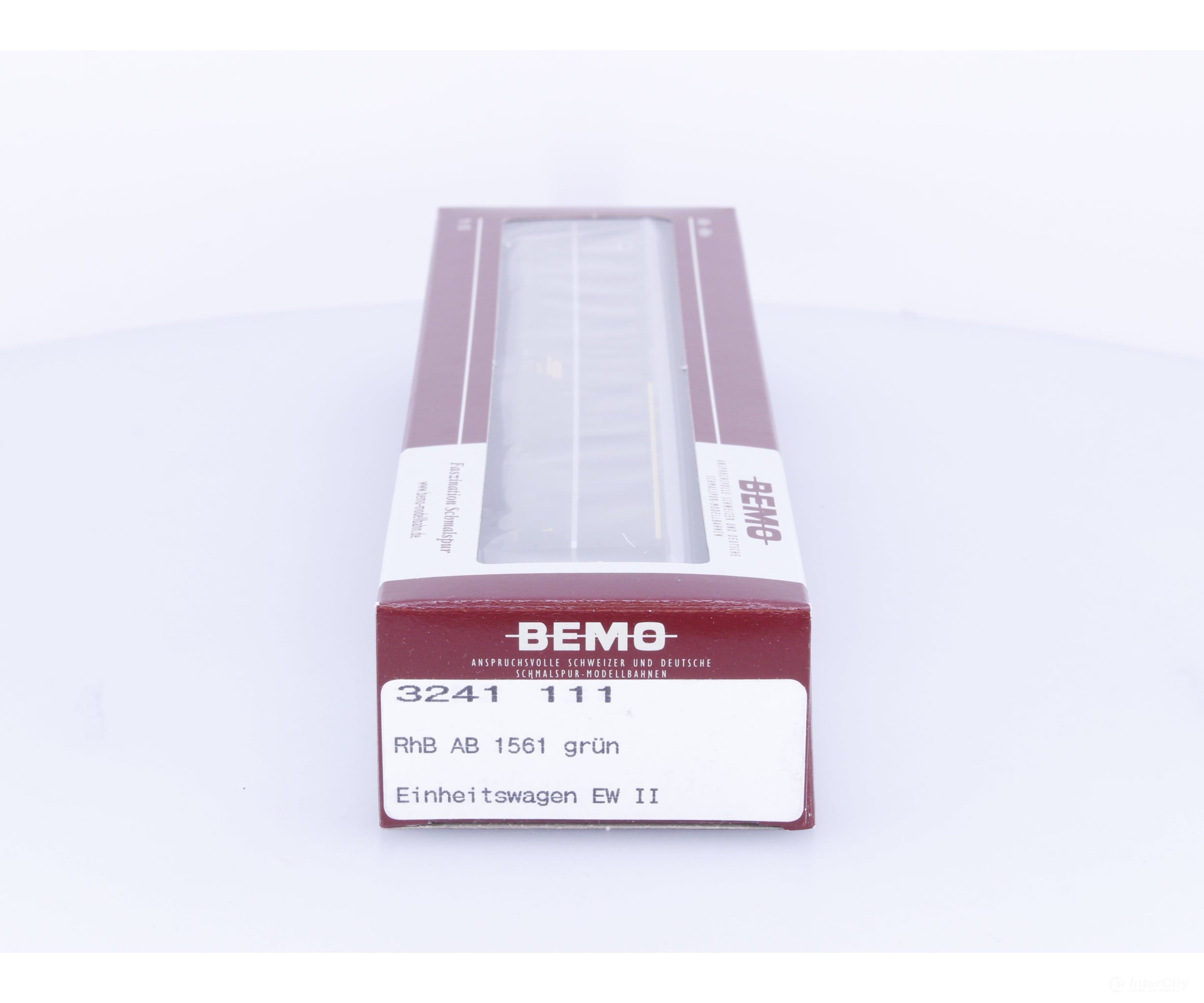 Bemo 3241111 HOm RhB 1st/2nd Class Passenger Car grun EW II AB1561 - European Passenger Cars