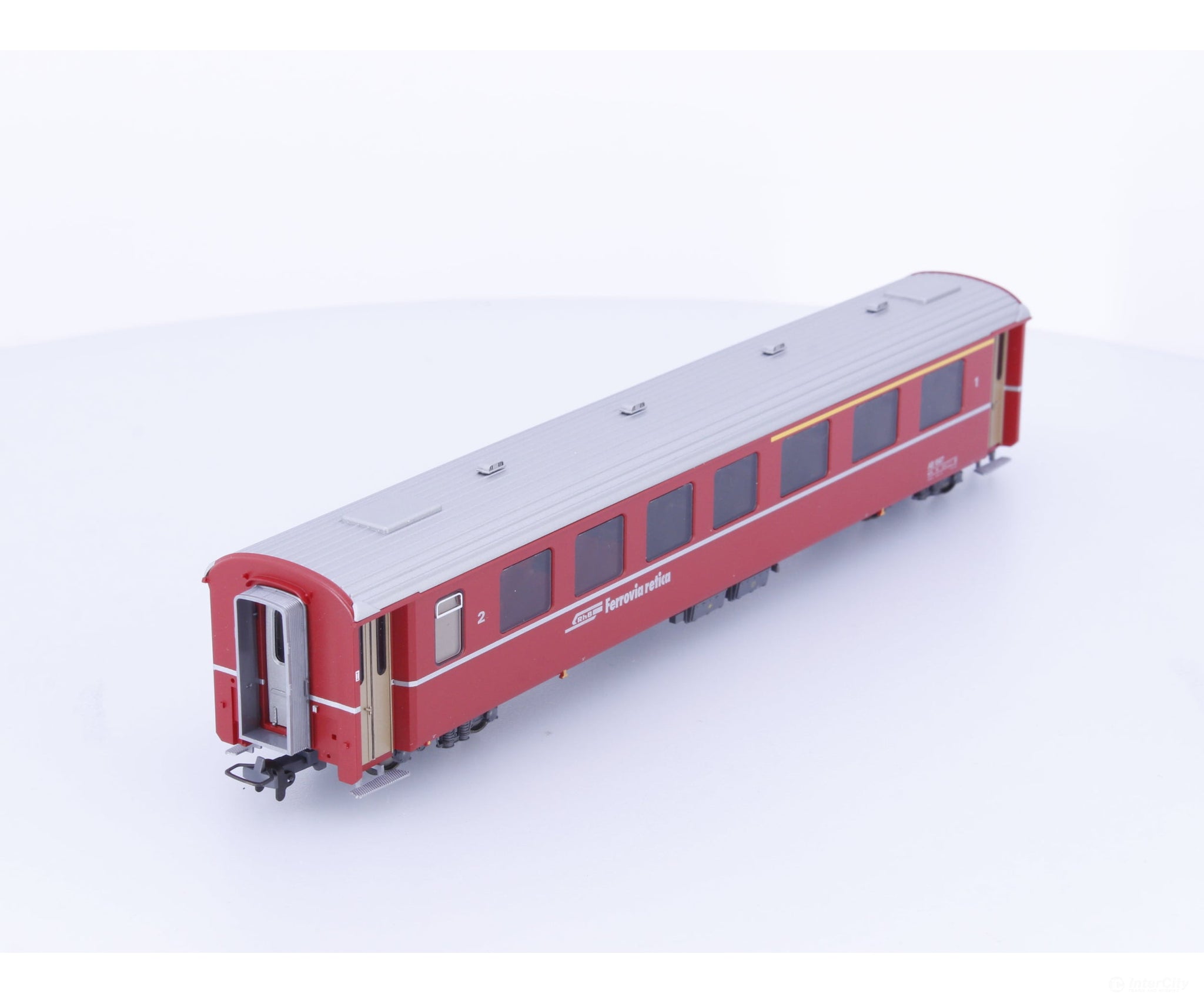 Bemo 3241127 HOm RhB 1st/2nd Class Passenger Car EW II #2 AB1567 - European Passenger Cars