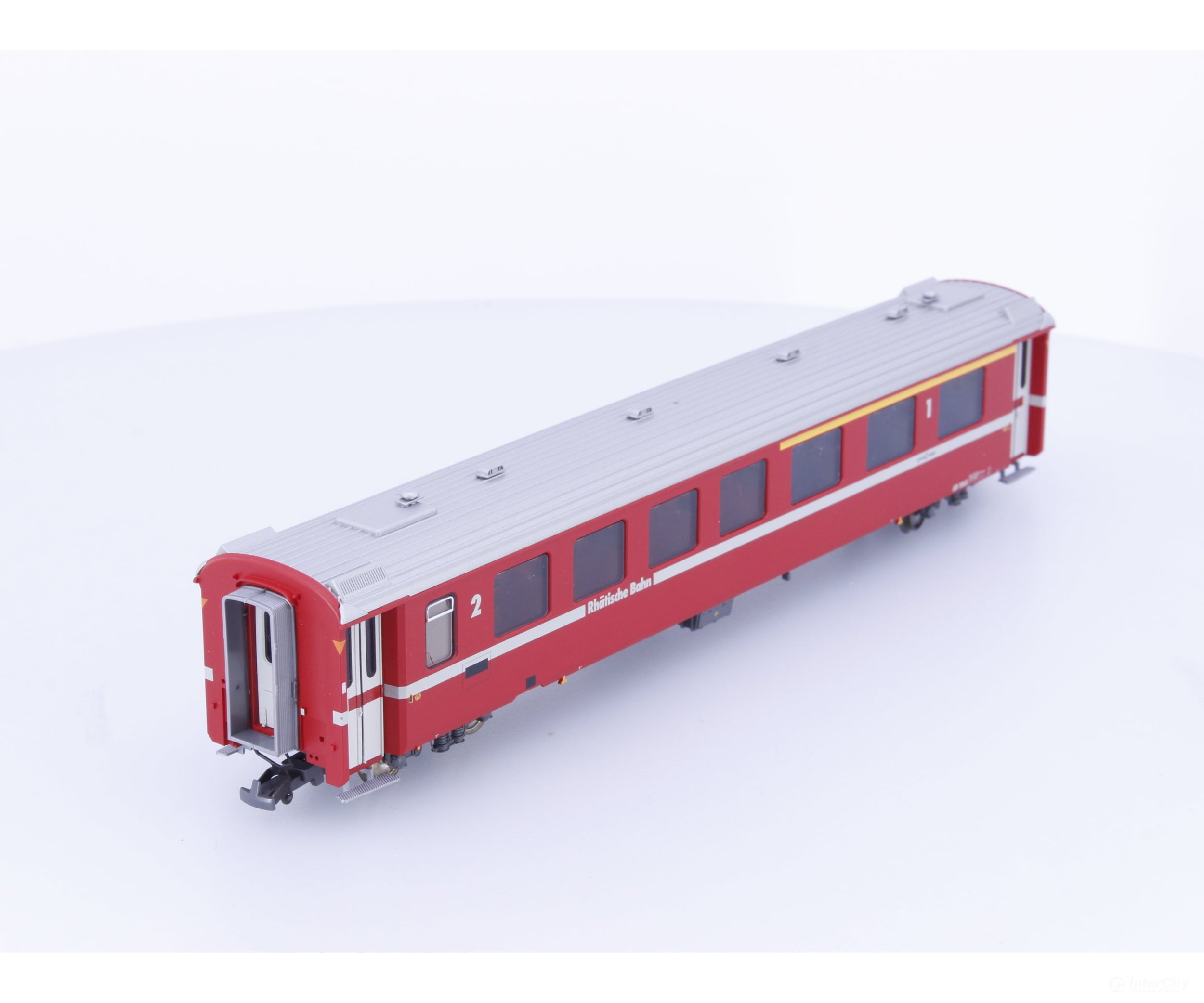 Bemo 3241165 HOm RhB 1st/2nd Class Passenger Car rot fur NEVA Pendelzug AB1565 - European Passenger Cars