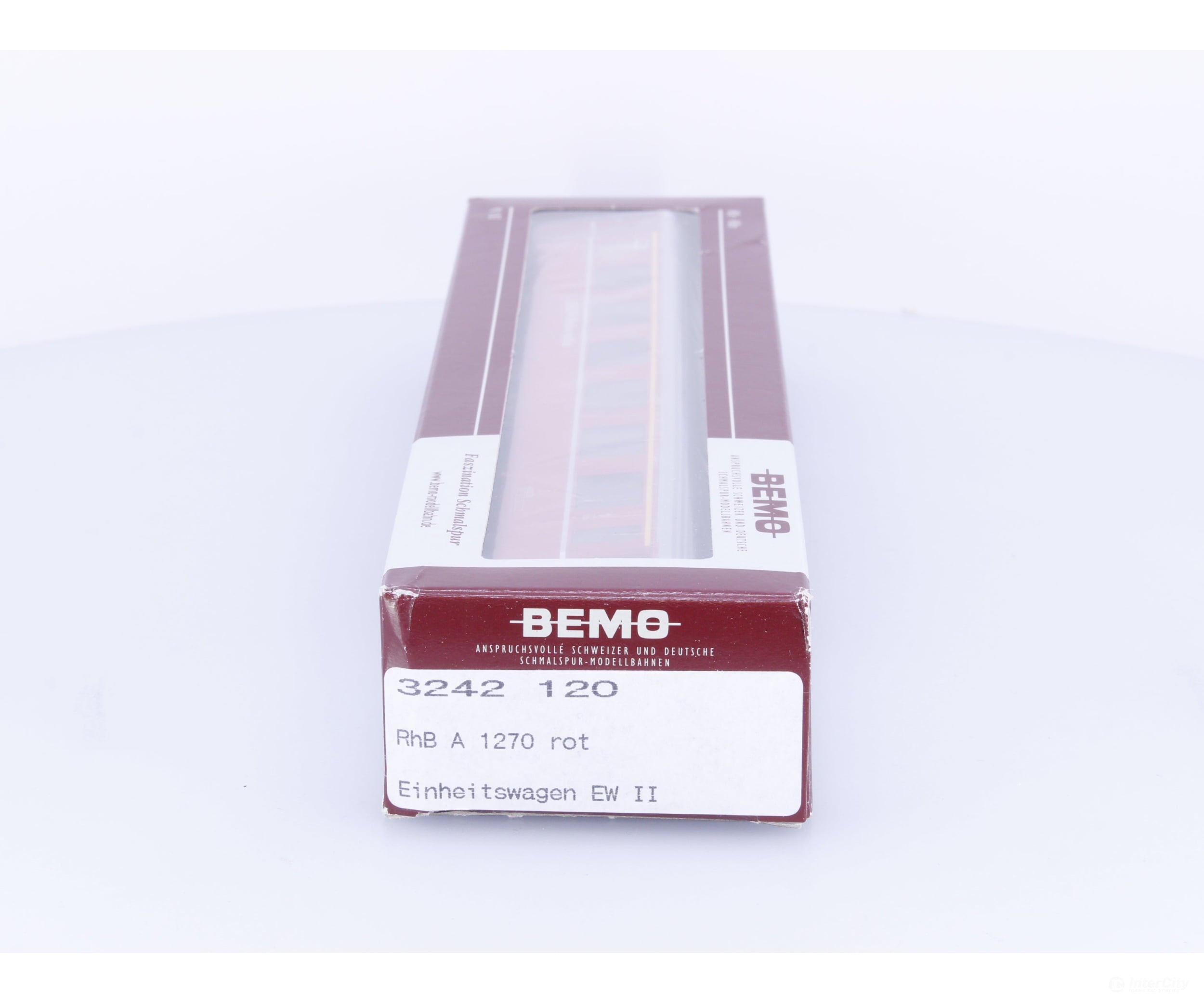 Bemo 3242120 HOm RhB 1st Class Passenger Car EW II A1270 (#1) - European Passenger Cars