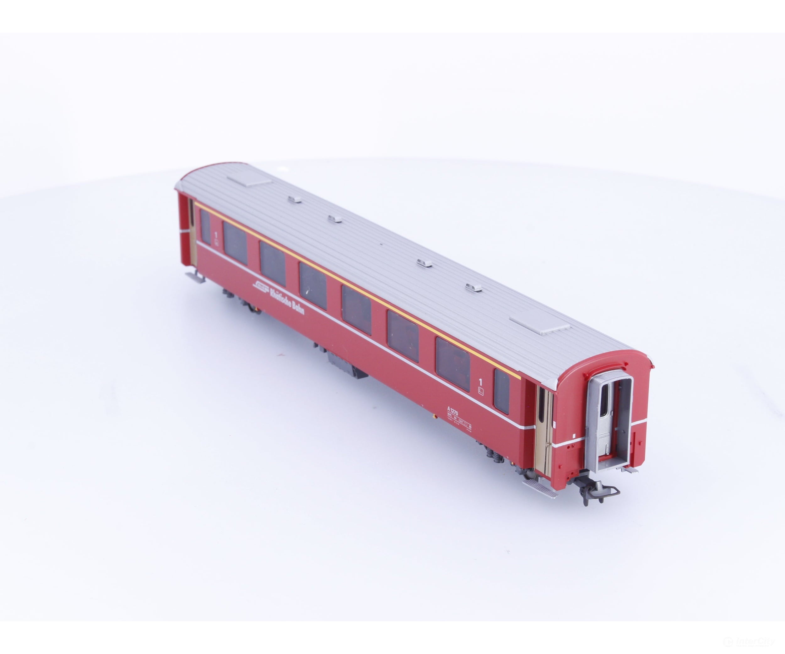 Bemo 3242120 HOm RhB 1st Class Passenger Car EW II A1270 - European Passenger Cars
