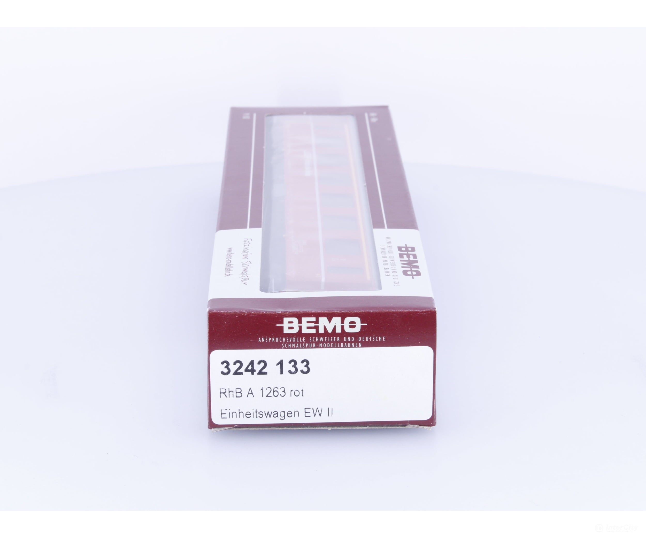 Bemo 3242133 HOm RhB 1st Class Passenger Car EW II A1263 - European Passenger Cars