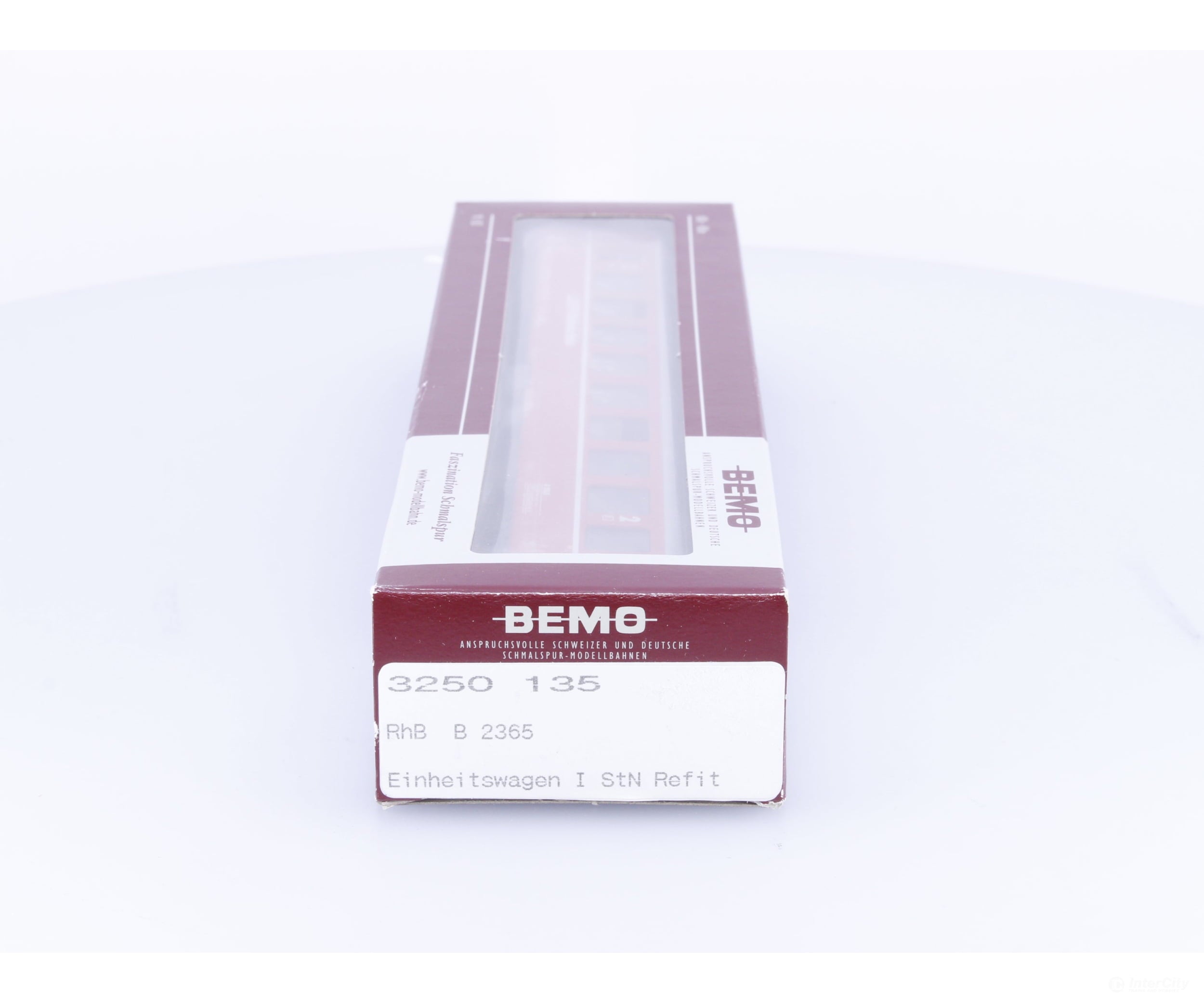 Bemo 3250135 HOm RhB 2nd Class Passenger Car I StN Refit B2365 - European Passenger Cars