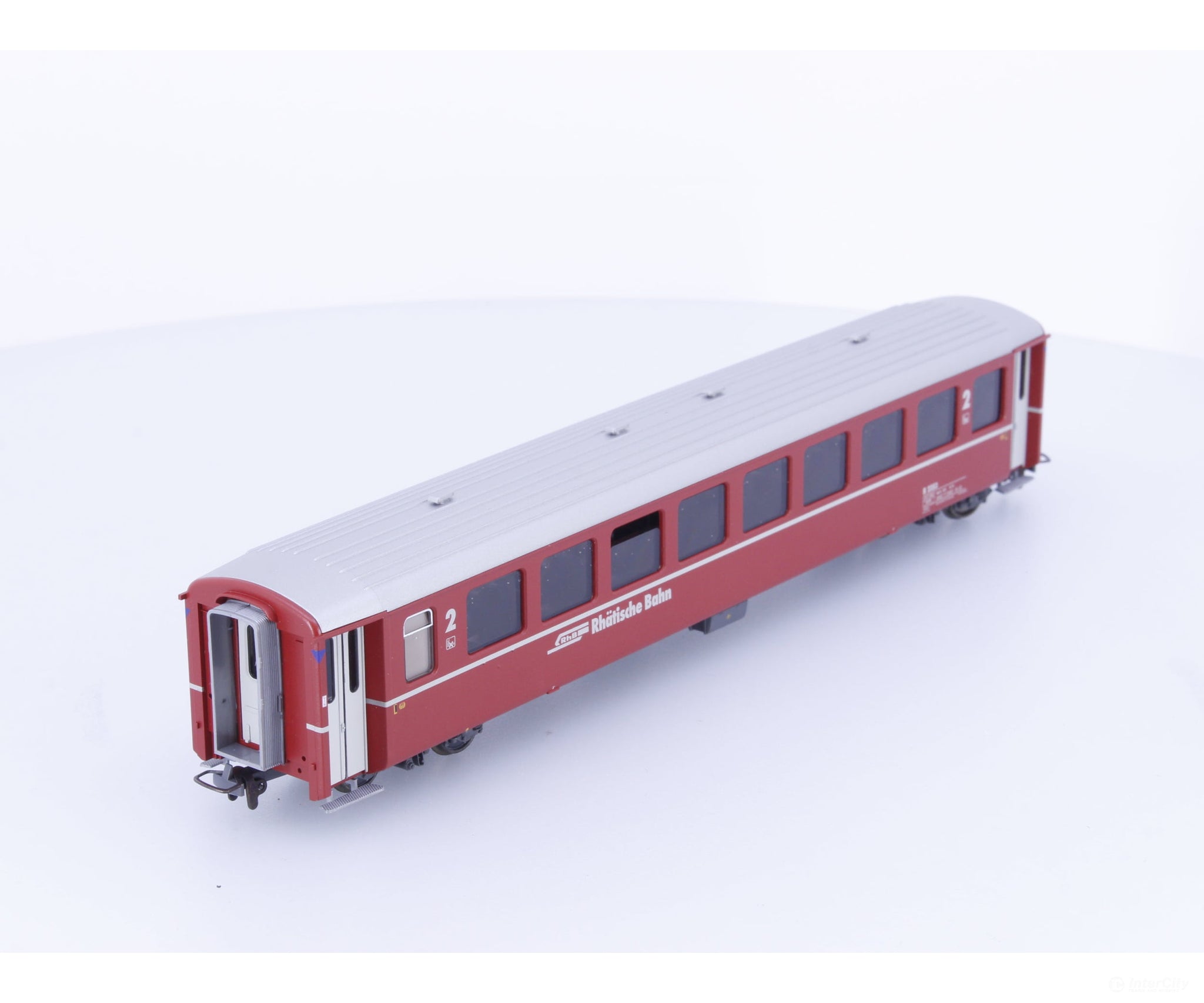 Bemo 3250153 HOm RhB 2nd Class Passenger Car Refit B2353 - European Passenger Cars