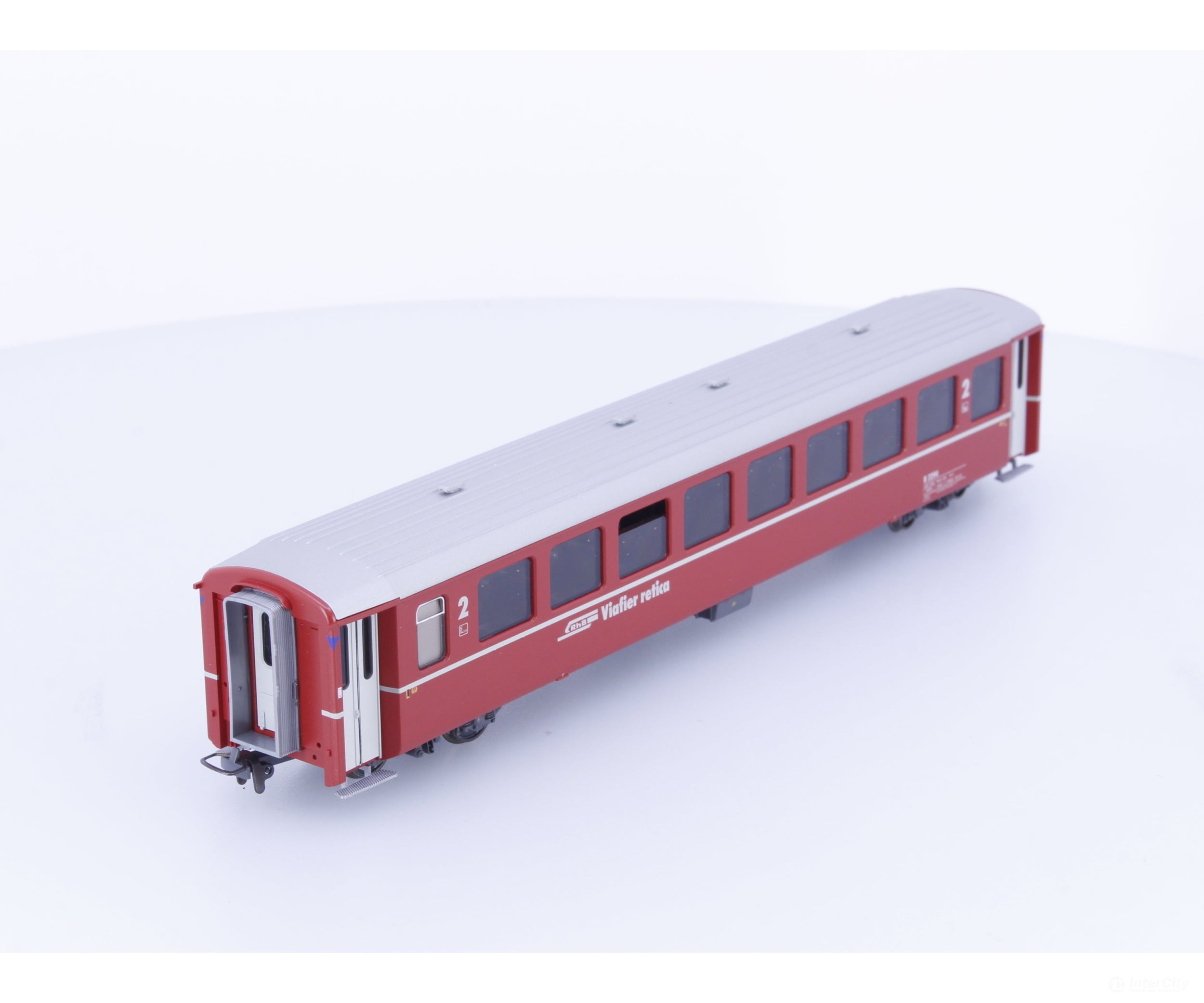 Bemo 3250154 HOm RhB 2nd Class Passenger Car Refit #2 B2294 - European Passenger Cars