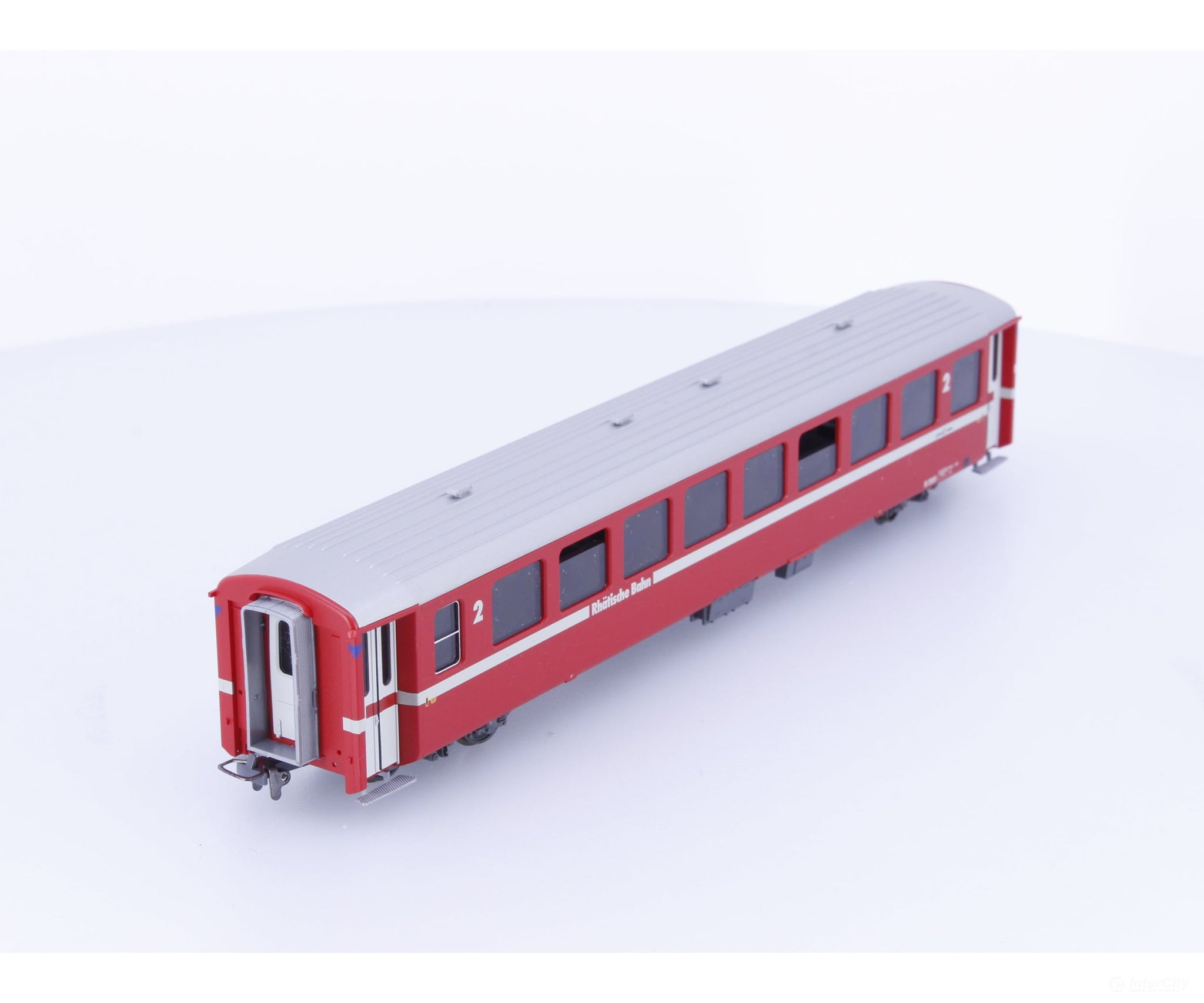 Bemo 3250161 HOm RhB 2nd Class Passenger Car EW 1 Stammnetz neurot B2351 - European Passenger Cars