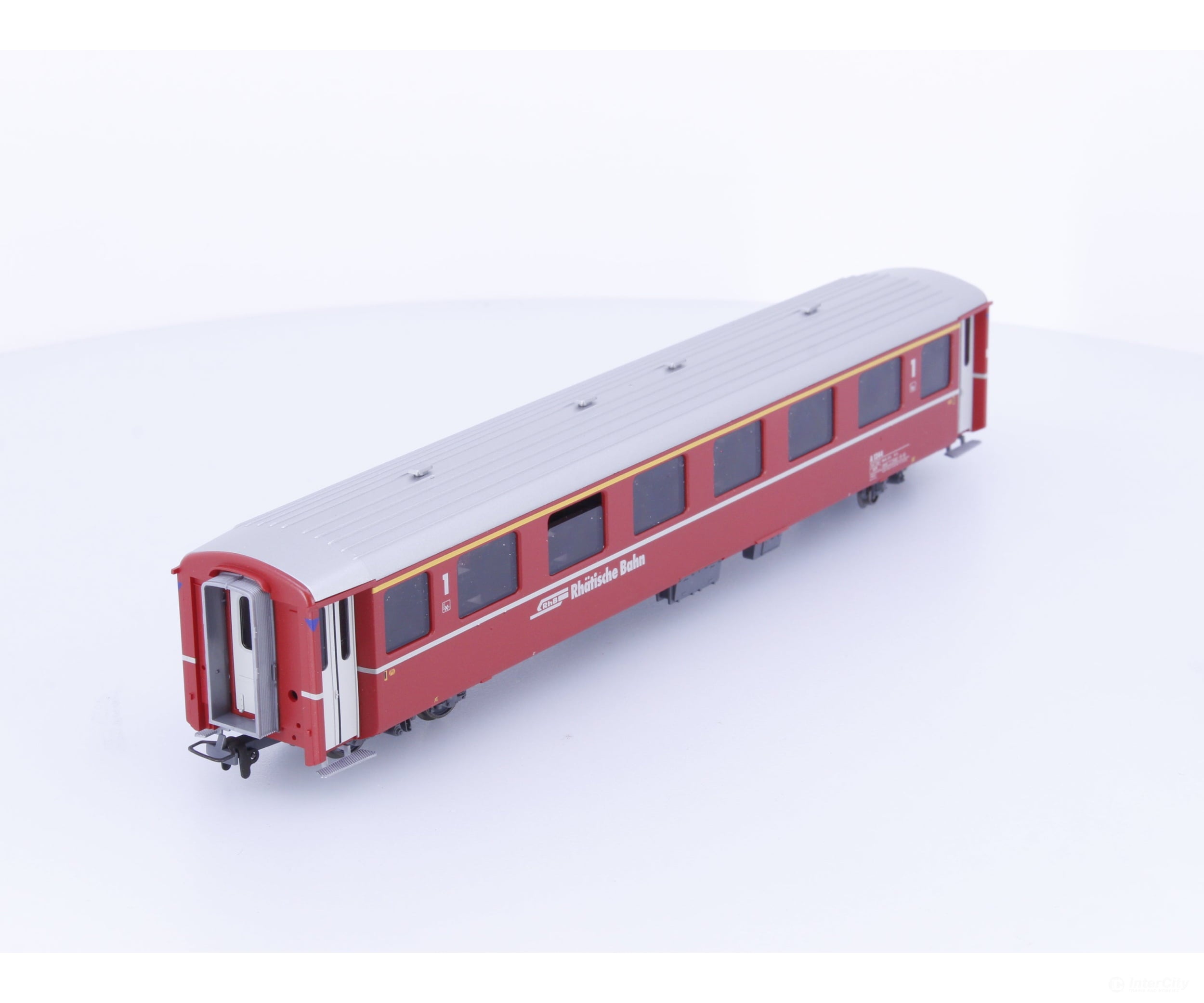 Bemo 3252154 HOm RhB 1st Class Passenger Car A1244 - European Passenger Cars