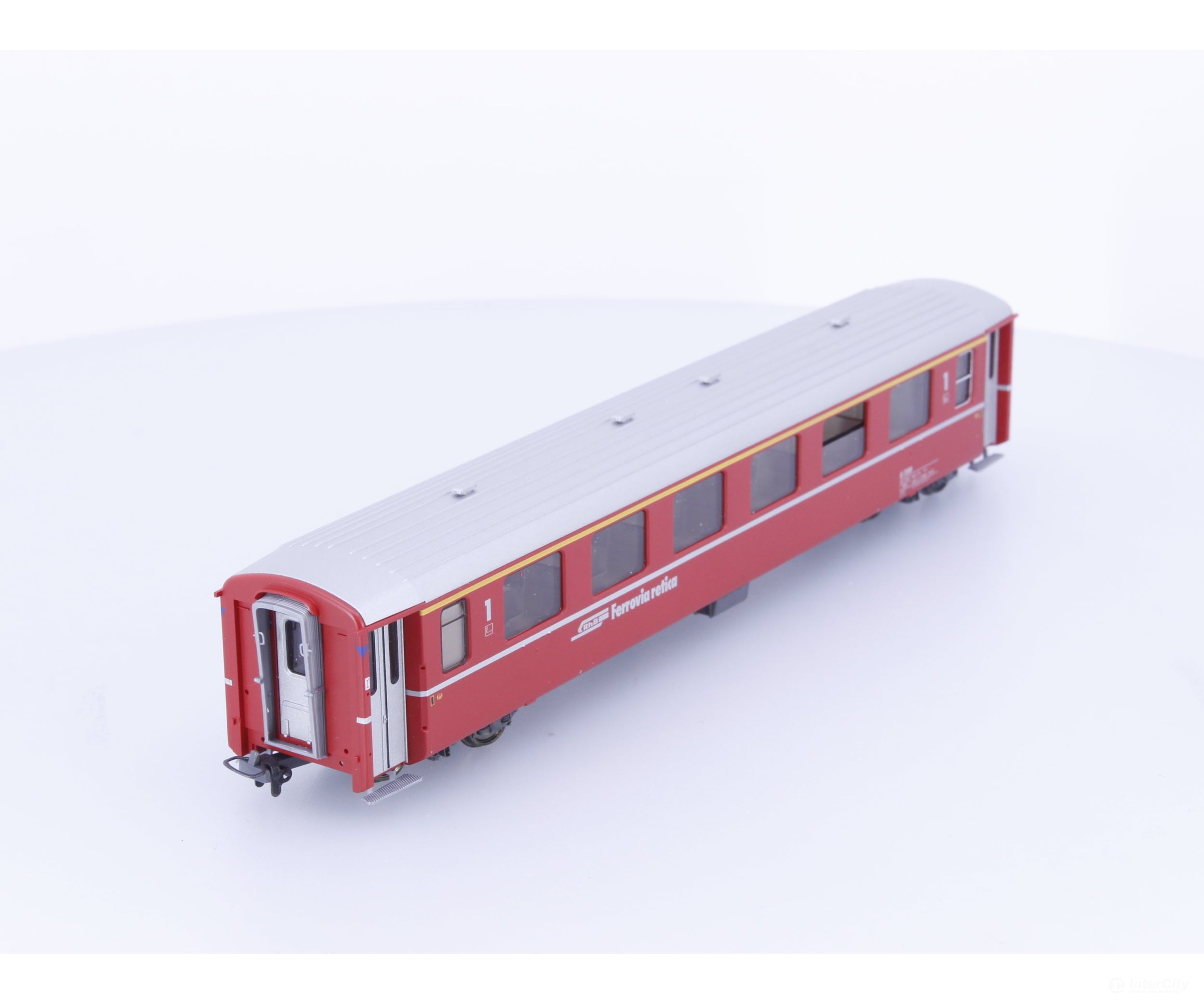 Bemo 3252159 HOm RhB 1st Class Passenger Car A1249 - European Passenger Cars