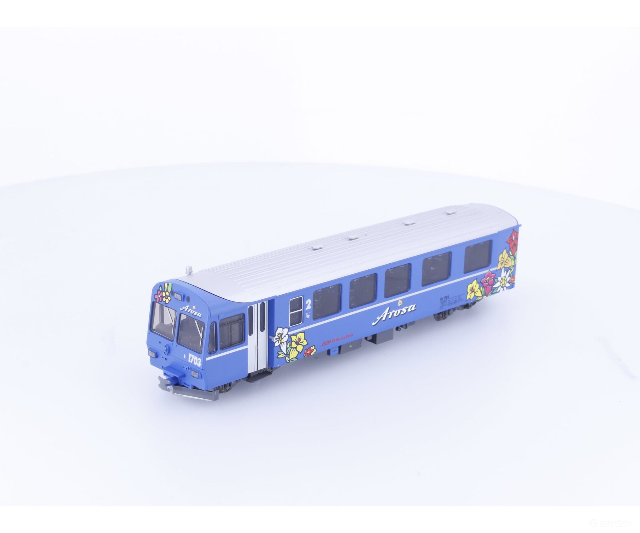 Bemo 3254143 HOm RhB 2nd Class Commuter Passenger Car Arosa Express Bt1703 - European Passenger Cars