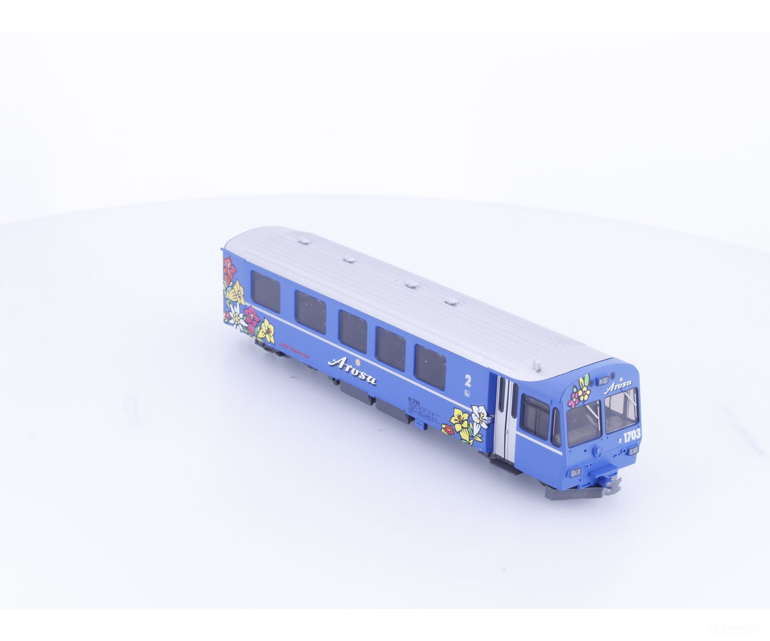Bemo 3254143 HOm RhB 2nd Class Commuter Passenger Car Arosa Express Bt1703 - European Passenger Cars