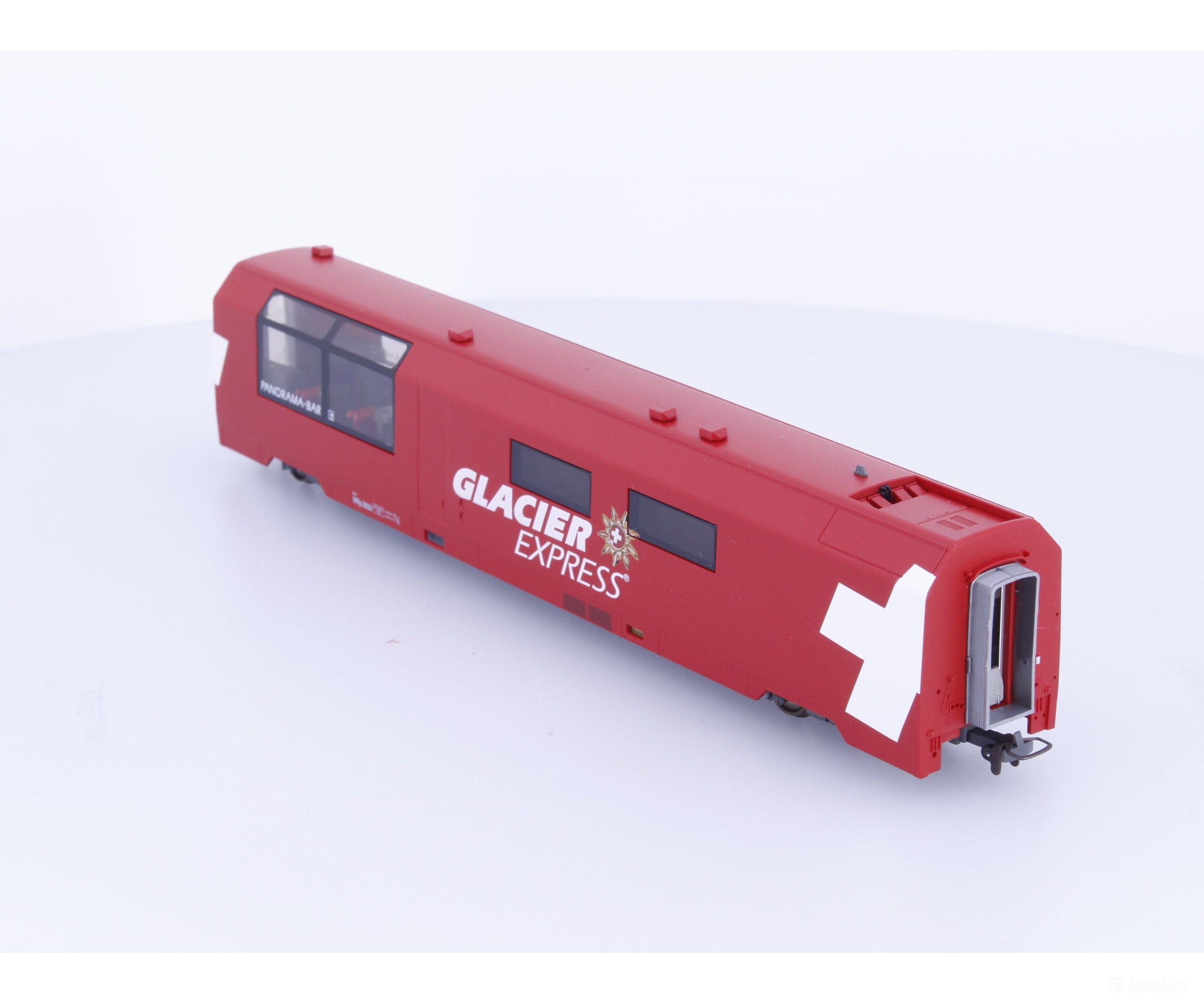 Bemo 3289130 HOm RhB Glacier Express Panorama-Bar Restaurant Car WRp3830 - European Passenger Cars