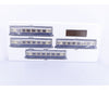 Bemo 7272140 HOm RhB Glacier Express 75th Anniversary 4 Passenger Car Set 1141 1142 1143 1144 - European Passenger Cars