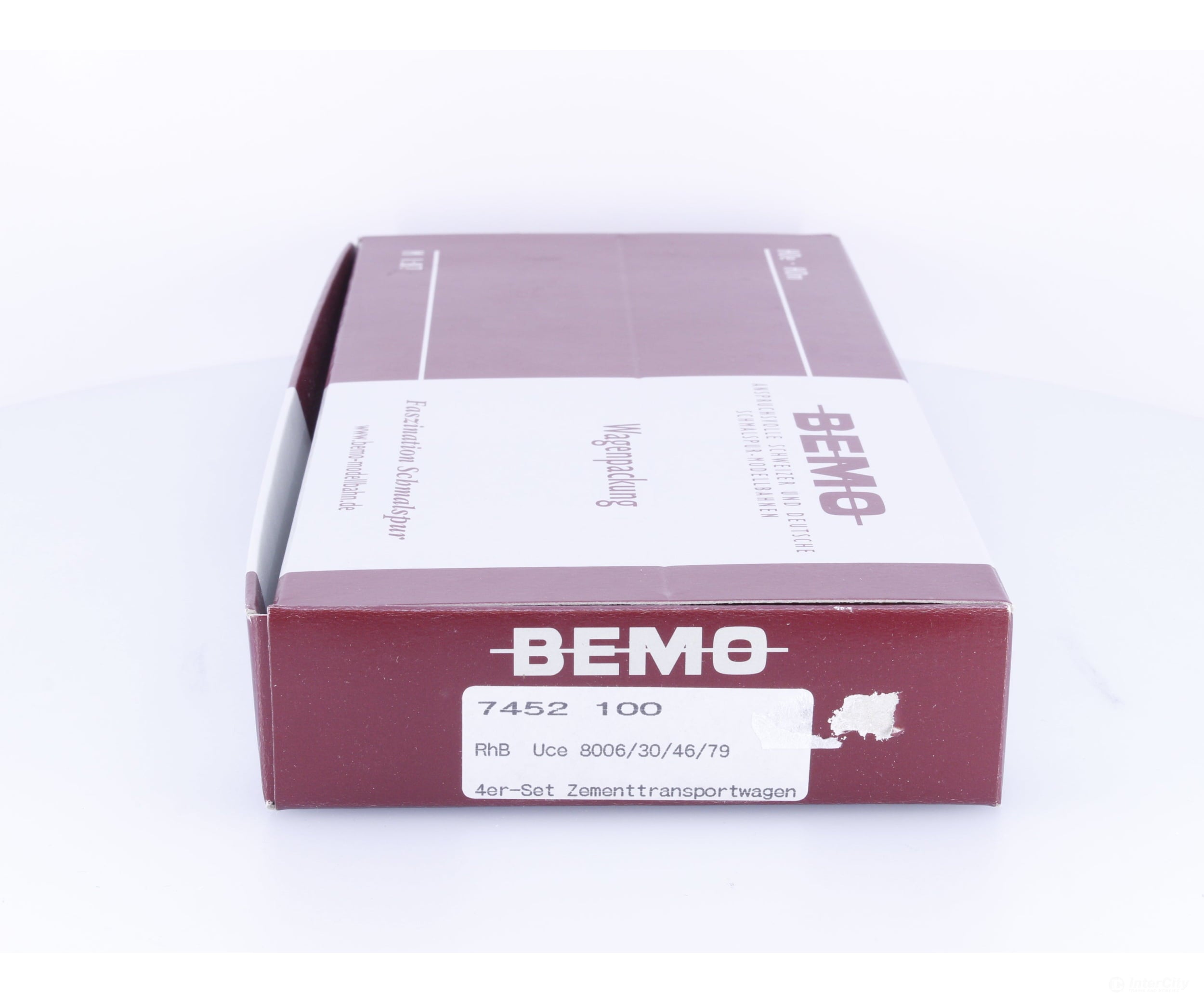 Bemo 7452100 HOm RhB Cement Transport Wagen Uce 4 Pack 8006 8030 8046 8079 - European Freight Cars