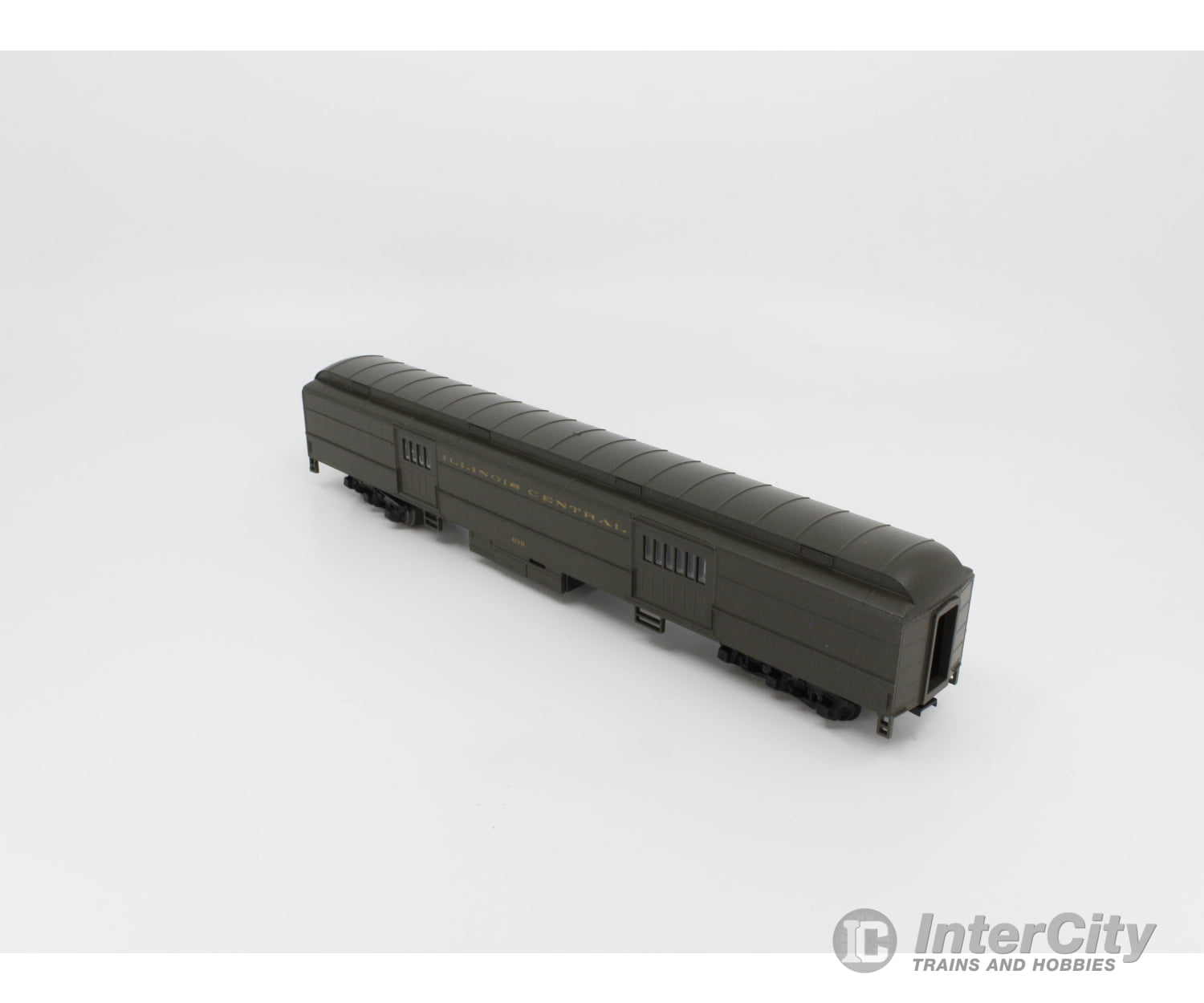 Athearn 5390 Ho Baggage Passenger Car Illinois Central (Ic) 639 (2) Cars