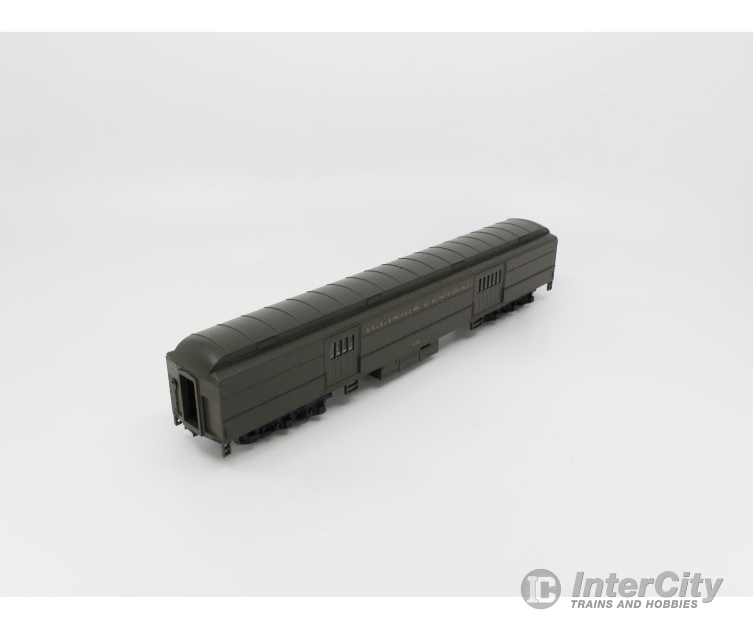 Athearn 5390 Ho Baggage Passenger Car Illinois Central (Ic) 639 (2) Cars