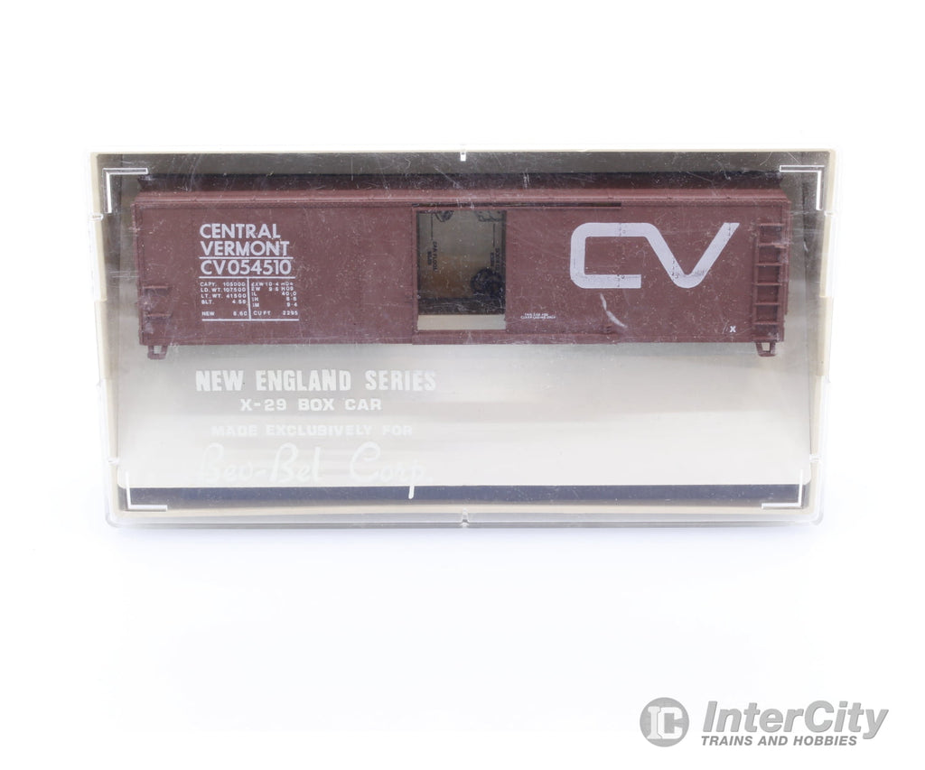 Bevbel 751 HO X-29 Box Car Vermont Railway (VTR) 054510 (#1) Freight Cars