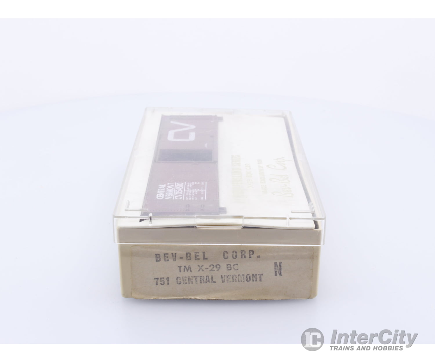 Bevbel 751 HO X-29 Box Car Vermont Railway (VTR) 054510 (#1) Freight Cars