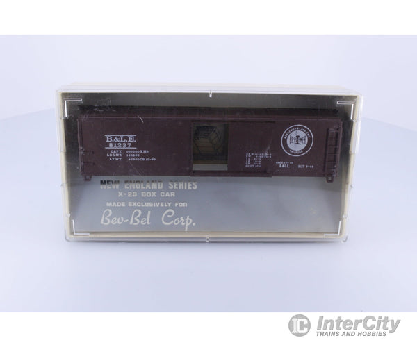 Bevbel 762 HO TM X-29 Boxcar Kit Bessemer & L.E. 81237 Freight Cars
