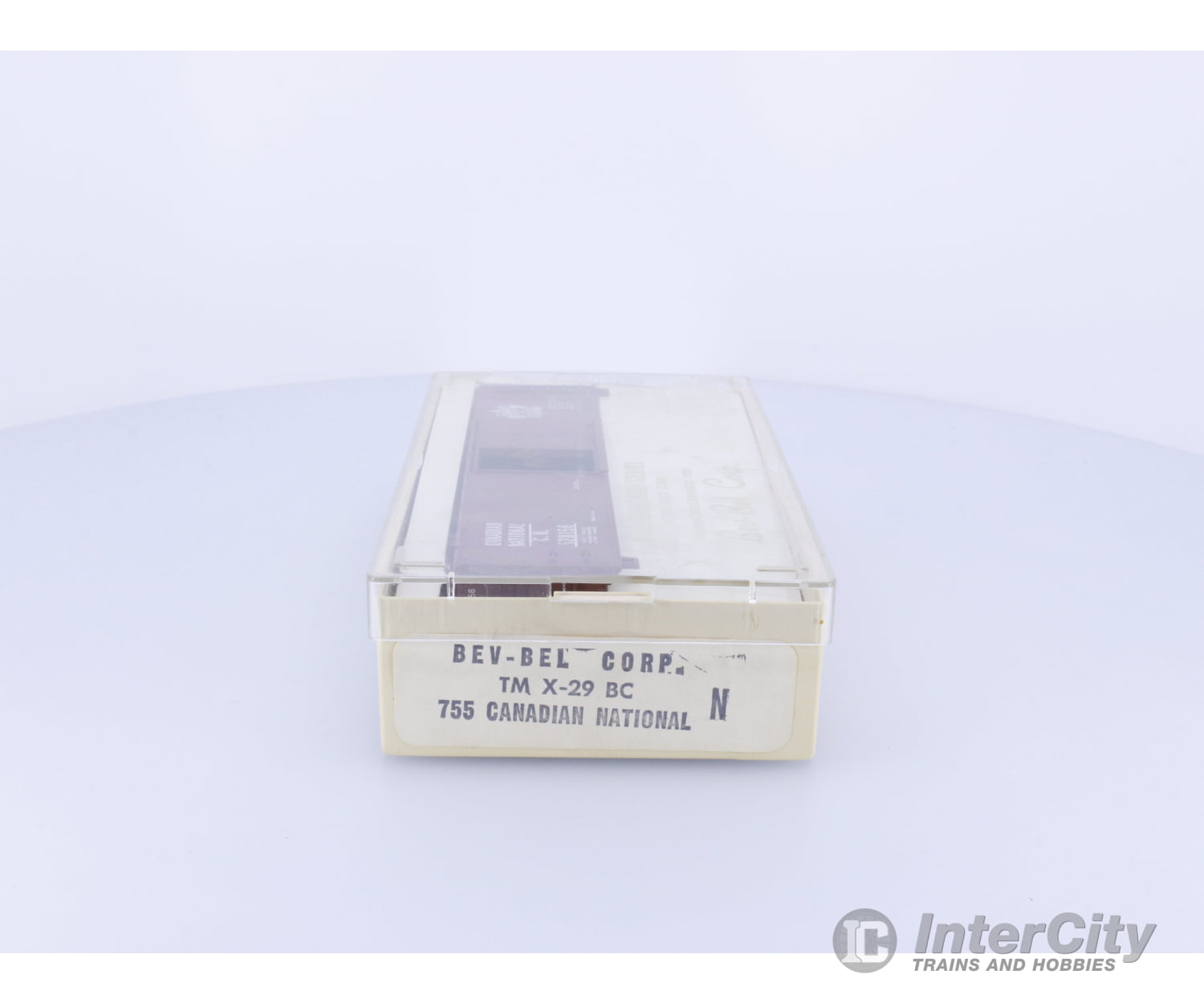 Bevbel X-29 HO Boxcar Single Door Canadian National (CN) 528156 Freight Cars