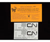 Black Cat Decals CNR16528-H HO Mechanical Reefer 50’ L Black Lettering on Orange Car Post 1962 - Decals