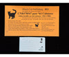 Black Cat Decals CNR78547-H HO Post 1961 Caboose White Noodle on Red Caboose 1961-1980’s - Decals
