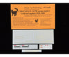 Black Cat Decals CPR2345-GN N CPR Steam Engines Gold Leaf - Set Does 2 Locos - One Large and One Small 1928-1960