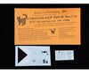 Black Cat Decals CPR52498-H HO CP Rail 40’ Box Car 10’6’’ IH Red Box Car 1967-1980’s - Decals
