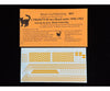 Black Cat Decals CPR8479-H HO Two Hood Units Tuscan & Grey Block lettering 1950-1963 - Decals