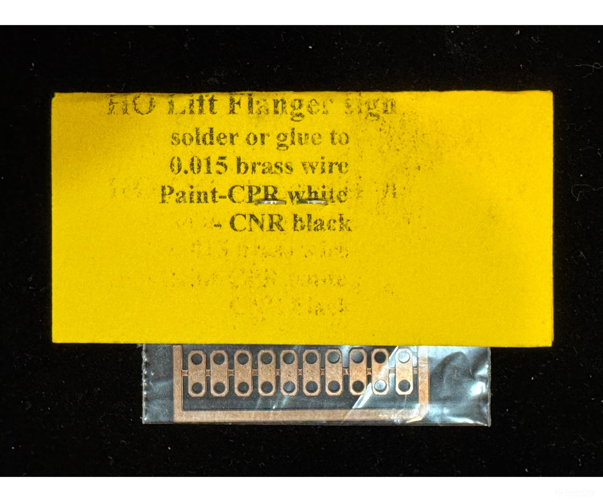 Black Cat Decals CPRFLANGER-H HO CPR Punched Out Metal ’Lift Flanger’ Signs & Posts - Decals