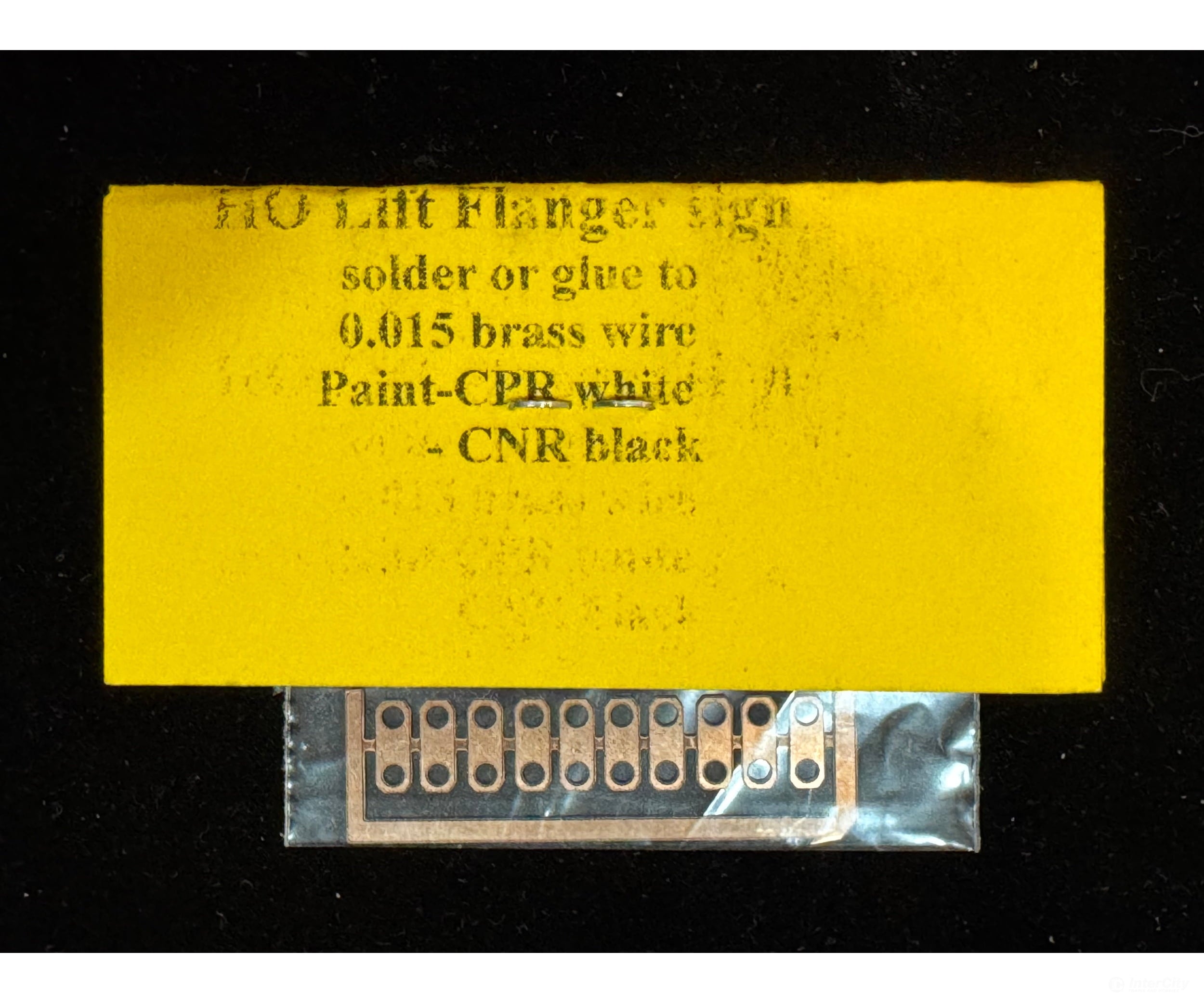 Black Cat Decals CPRFLANGER-H HO CPR Punched Out Metal ’Lift Flanger’ Signs & Posts - Decals