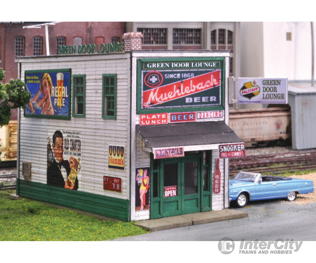 Blair Line 1008 Green Door Lounge -- Kit - 1-1/8 X 2-11/16 2.8 6.9Cm Structures