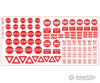 Blair Line 103 Highway Signs -- Regulatory #2 1930-Present (Red White) Scenery Details