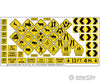 Blair Line 105 Highway Signs -- Warning #1 1971-Present (Black Yellow) Scenery Details