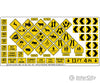 Blair Line 105 Highway Signs -- Warning #1 1971-Present (Black Yellow) Scenery Details