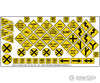 Blair Line 106 Highway Signs -- Warning #2 1948-Present (Black Yellow) Scenery Details