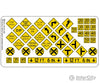 Blair Line 107 Highway Signs -- Warning #3 1948-Present (Black Yellow) Scenery Details