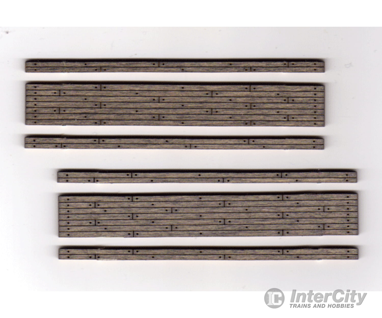 Blair Line 115 2-Lane Wood Grade Crossing -- Kit Track Accessories