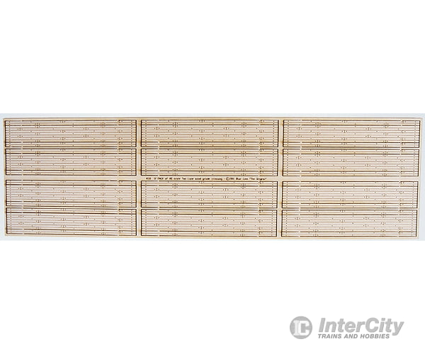 Blair Line 118 Two-Lane Wood Grade Crossing -- Laser-Cut - Kit Pkg(12) Track Accessories