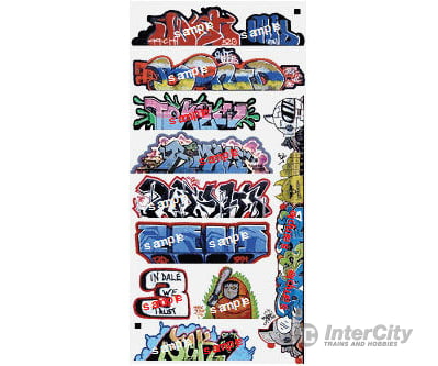 Blair Line 1263 Mega Set Modern Tagger Graffiti Decals -- #14 Pkg(10)