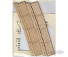 Blair Line 129 Laser-Cut Curved 2-Lane Wood Grade Crossing Pkg(2) -- 30 Radius Track Accessories