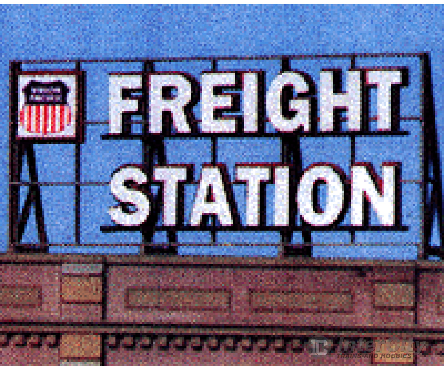 Blair Line 1503 Laser-Cut Wood Billboards - Small For Z N & Ho -- Freight Station W/30 Railroad