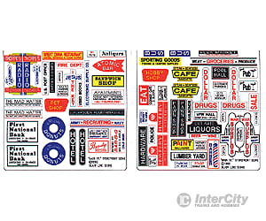 Blair Line 151 Storefront & Advertising Signs -- Main Street I Scenery Details