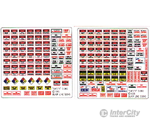 Blair Line 152 Storefront & Advertising Signs -- Safety Warning Misc. Scenery Details