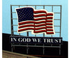 Blair Line 1520 Laser-Cut Wood Billboards - Small For Z N & Ho -- Patriotic Us Flag Includes 4
