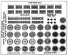 Blair Line 162 Manhole Covers & Storm Drains -- Printed On Adhesive Backed Paper Scenery Details