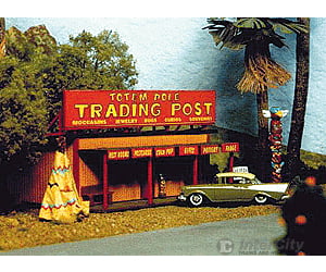 Blair Line 170 Roadside Tourist Trap (Four Optional Signs) -- 5 X 3-1/4 12.5 8.1Cm Structures