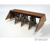 Blair Line 171 Pile & Frame Trestle -- Laser-Cut Kit - 6 X 2 High 15.2 2.1Cm Tunnels Bridges