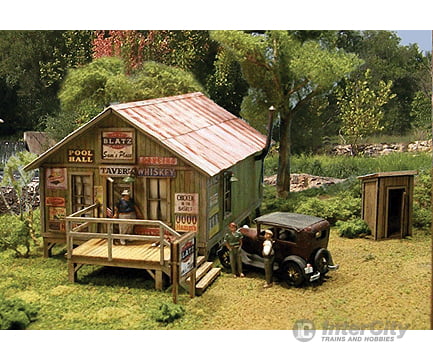 Blair Line 2003 Sams Roadhouse W/Outhouse -- Kit - Main Building: 2-13/16 X 4-1/2 7.1 11.4Cm