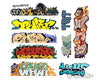 Blair Line 2249 Graffiti Decals Mega Set -- #6 Pkg(9)