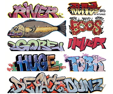 Blair Line 2256 Graffiti Decals Mega Set -- #7 Pkg(9)